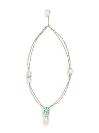 AQUAMARINE AND CULTURED BAROQUE SOUTH SEA PEARL NECKLACE