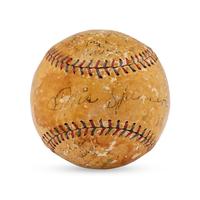 A 1923 Cleveland Indians Team Signed Autograph Baseball Featuring Tris Speaker (PSA Letter of Authenticity),