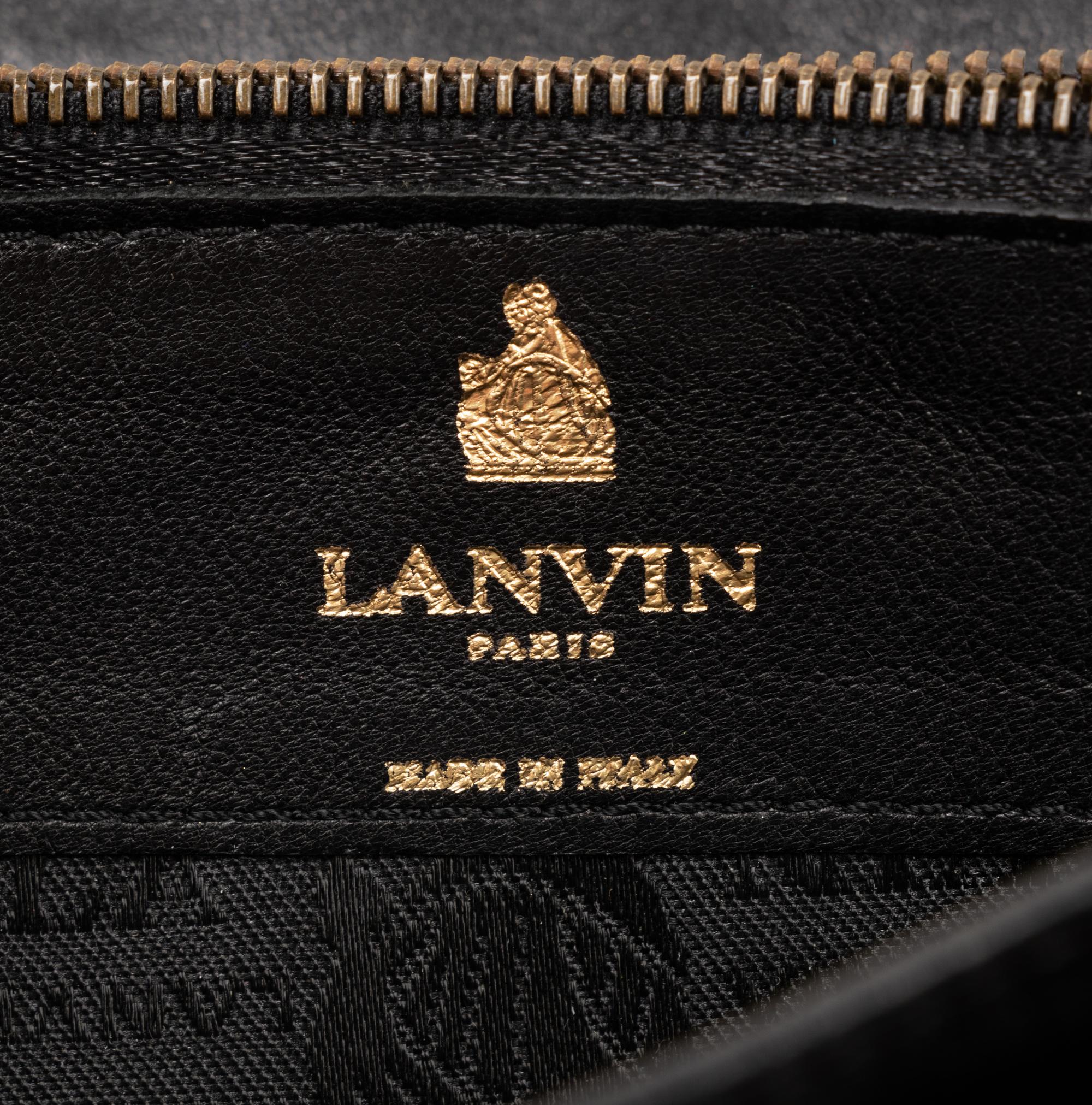 Four Lanvin Items: One Python Bag, One Python Wallet, One Zip Pouch & Keychain, 2010s