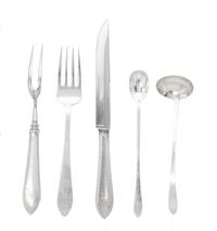 An American Silver Flatware Service, Tiffany & Co., New York, First Half 20th Century, Faneuil pattern, the handles monogrammed LKL, co