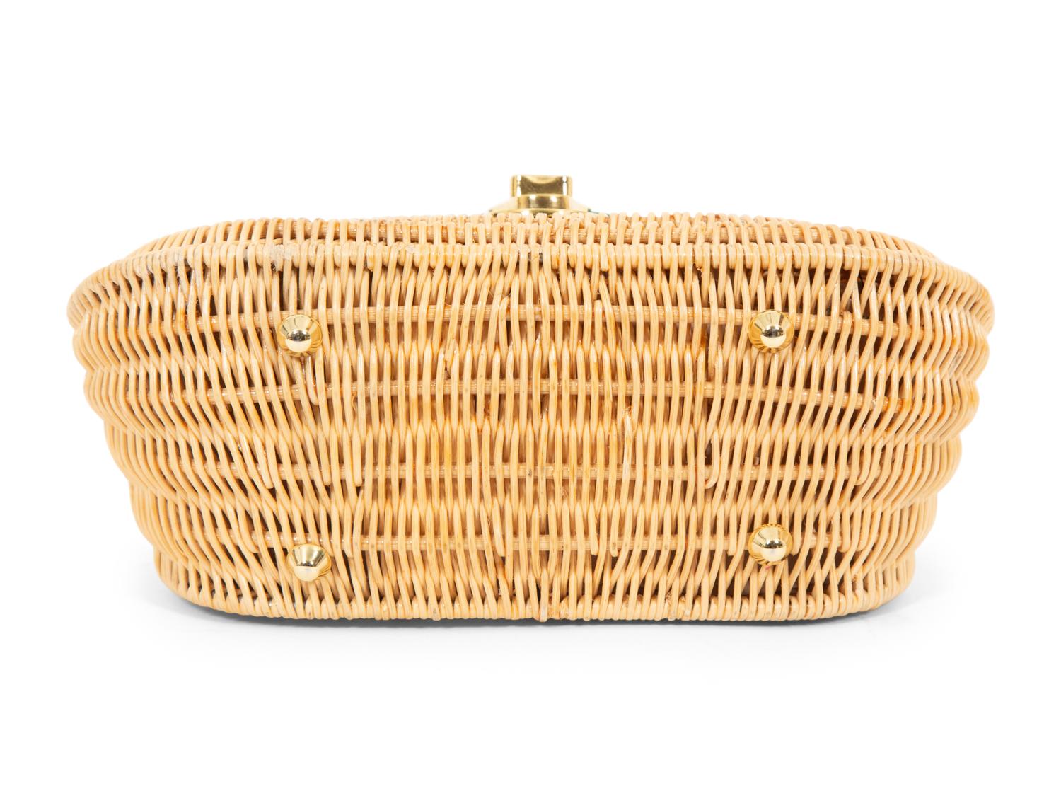 Jennifer Tattanelli Hand-Painted Python Skin Flap Bag