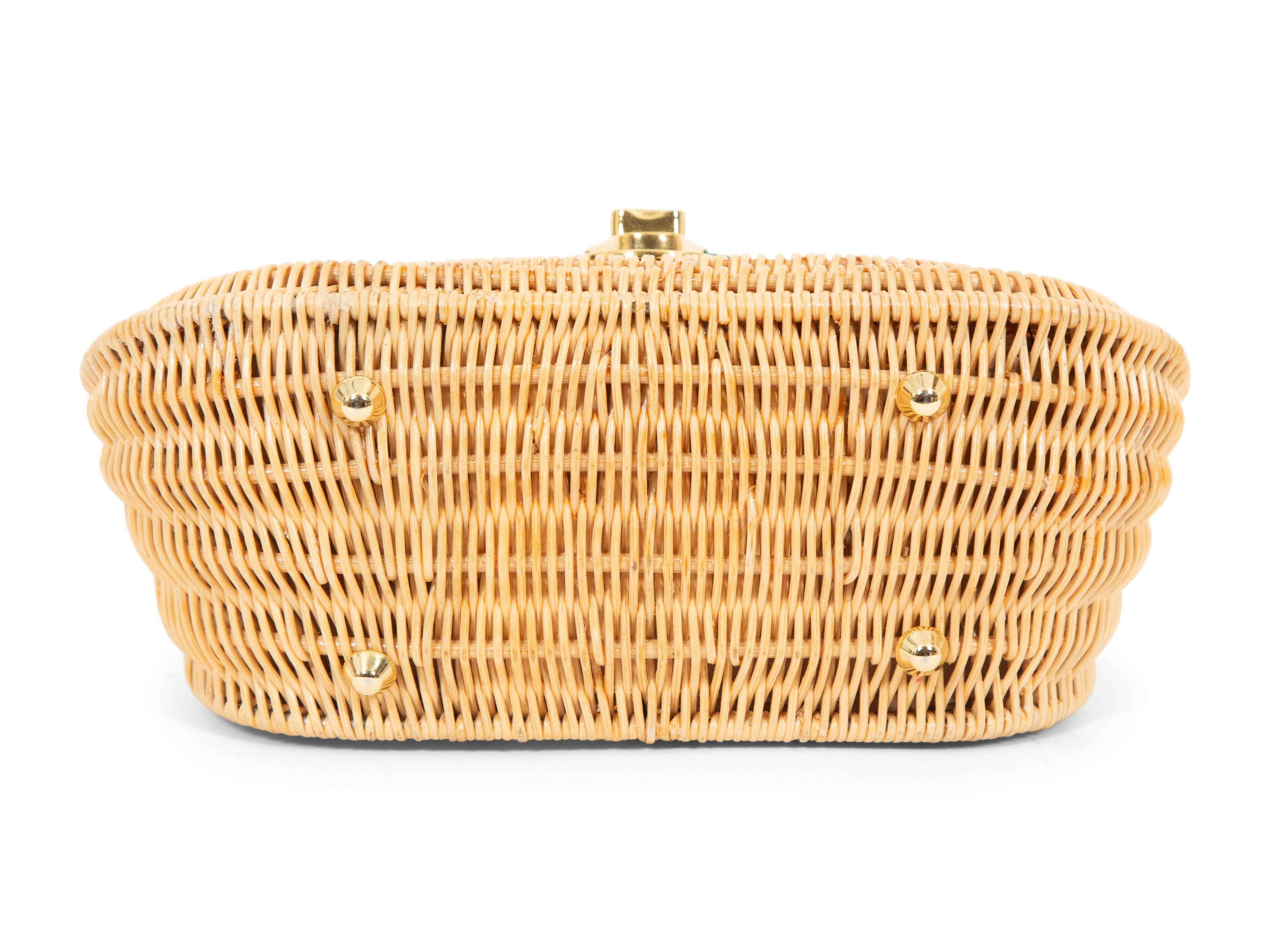 Jennifer Tattanelli Hand-Painted Python Skin Flap Bag