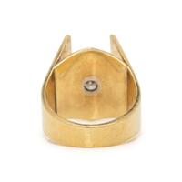 YELLOW GOLD AND DIAMOND RING