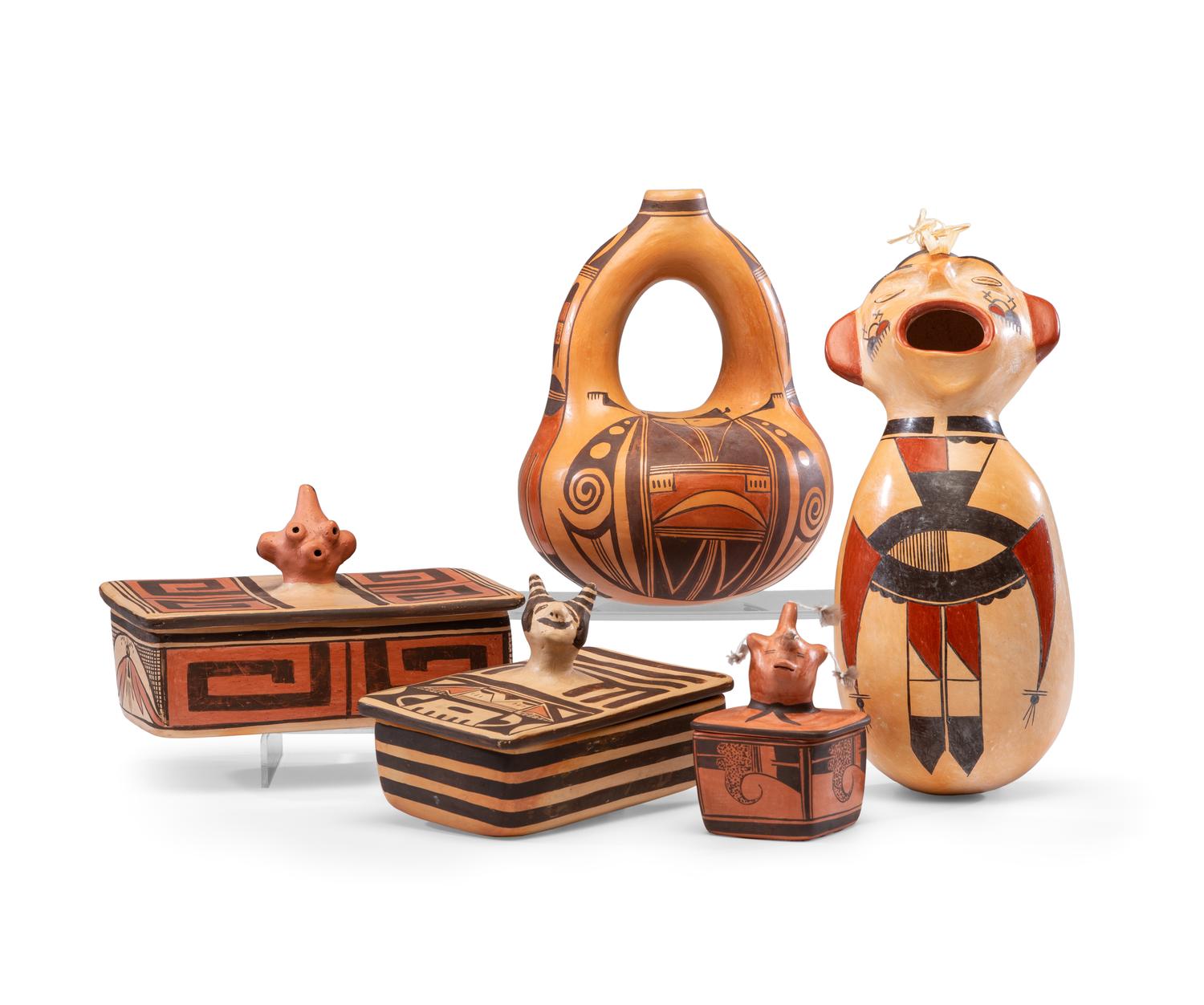 Collection of Pottery Lot is located and will ship from Cincinnati, Ohio.