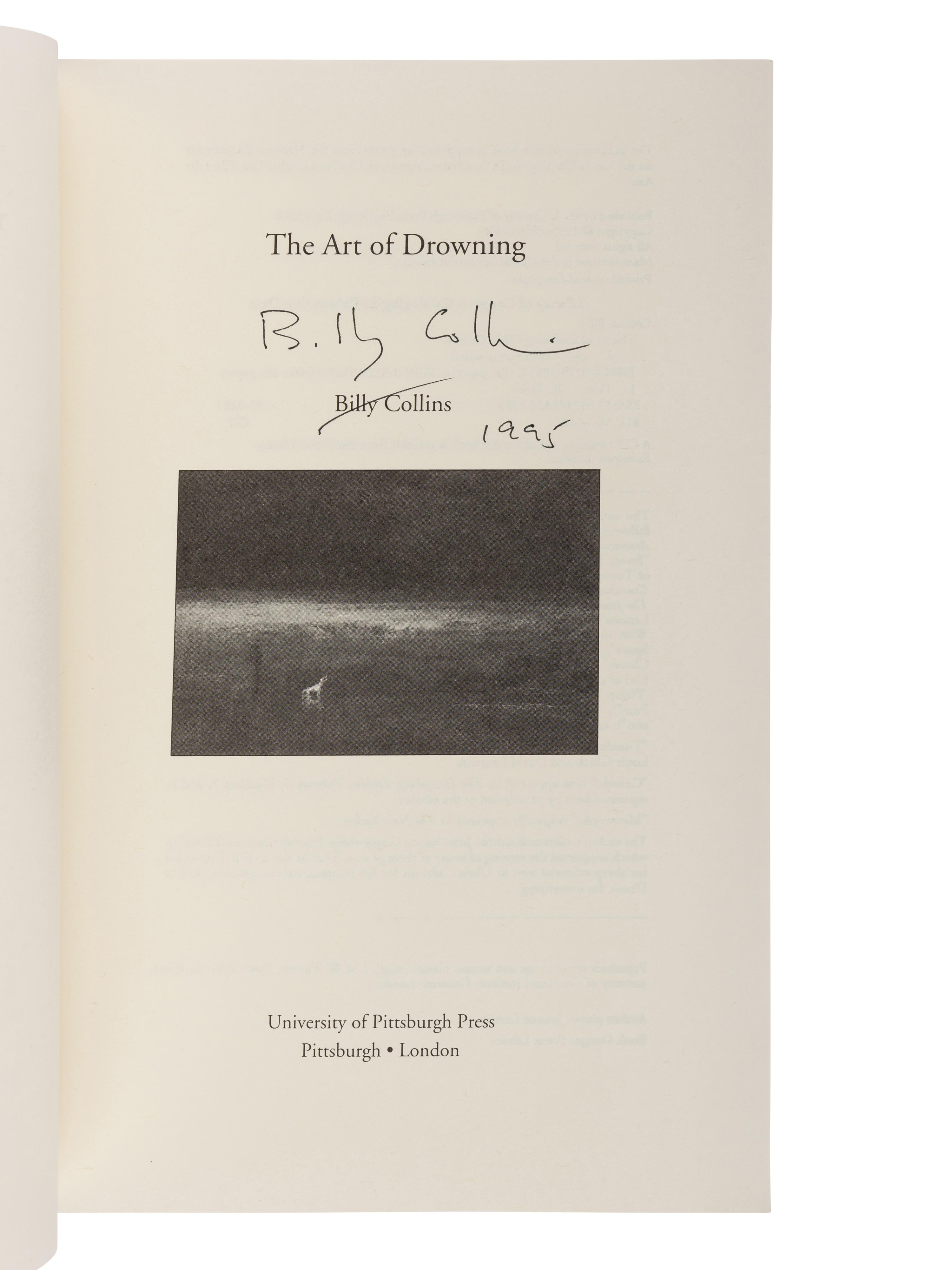 COLLINS, Billy (b. 1941). Questions About Angels . New York: William Morrow and Company, Inc., 1991.