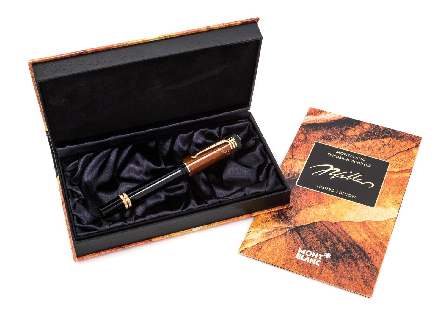 A Montblanc Friedrich Schiller Limited Edition Fountain Pen