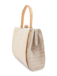 Nancy Gonzalez Grey Crocodile Bag, 2000s