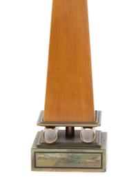 A Pair of Tommi Parzinger for Stiffel Obelisk-Form Table Lamps — 20TH CENTURY