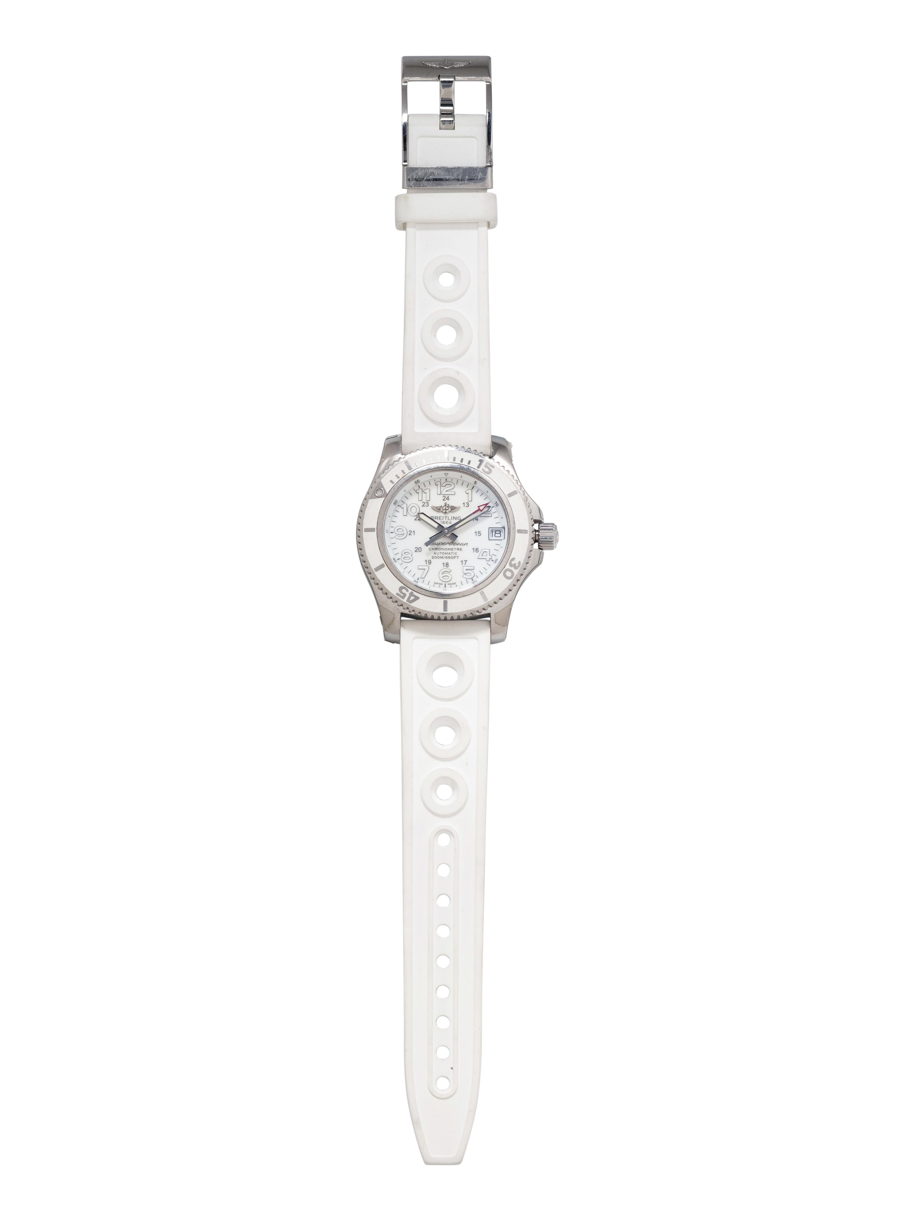 BREITLING, REF. A17312 STAINLESS STEEL 'SUPEROCEAN' WATCH