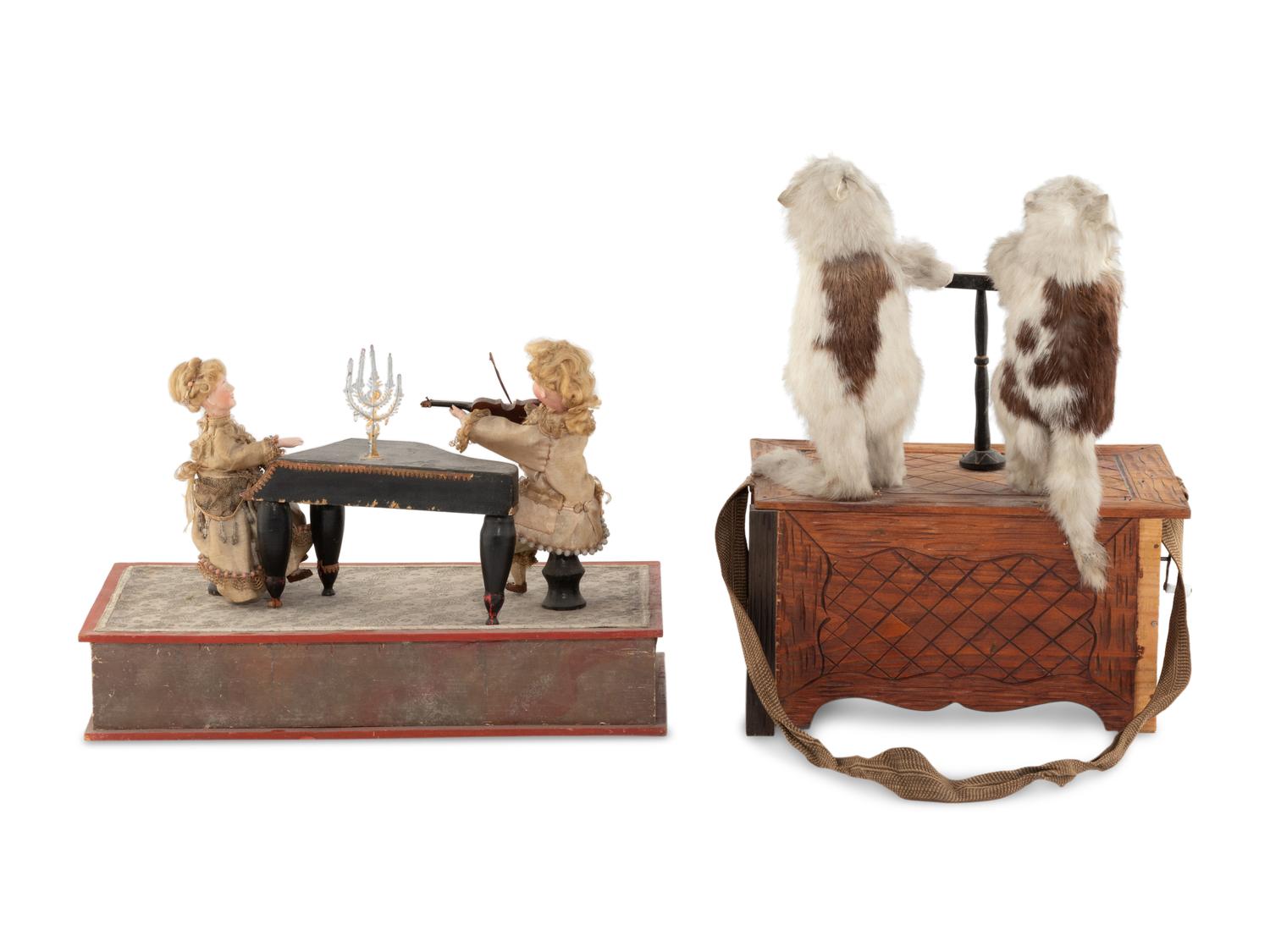 Two Manivelle Musical Automata