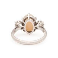 OPAL AND DIAMOND RING