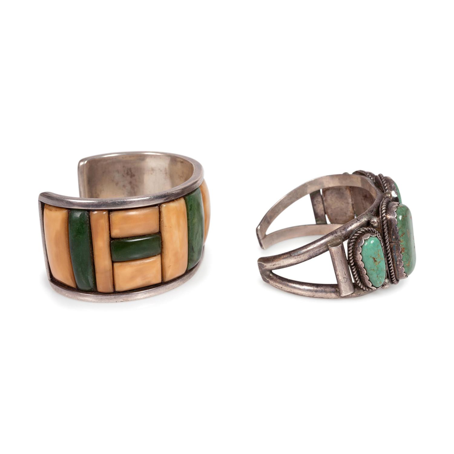 Navajo and Southwestern-Style Cuff Bracelets