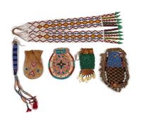 Assorted Plains Beadwork, Group of Six