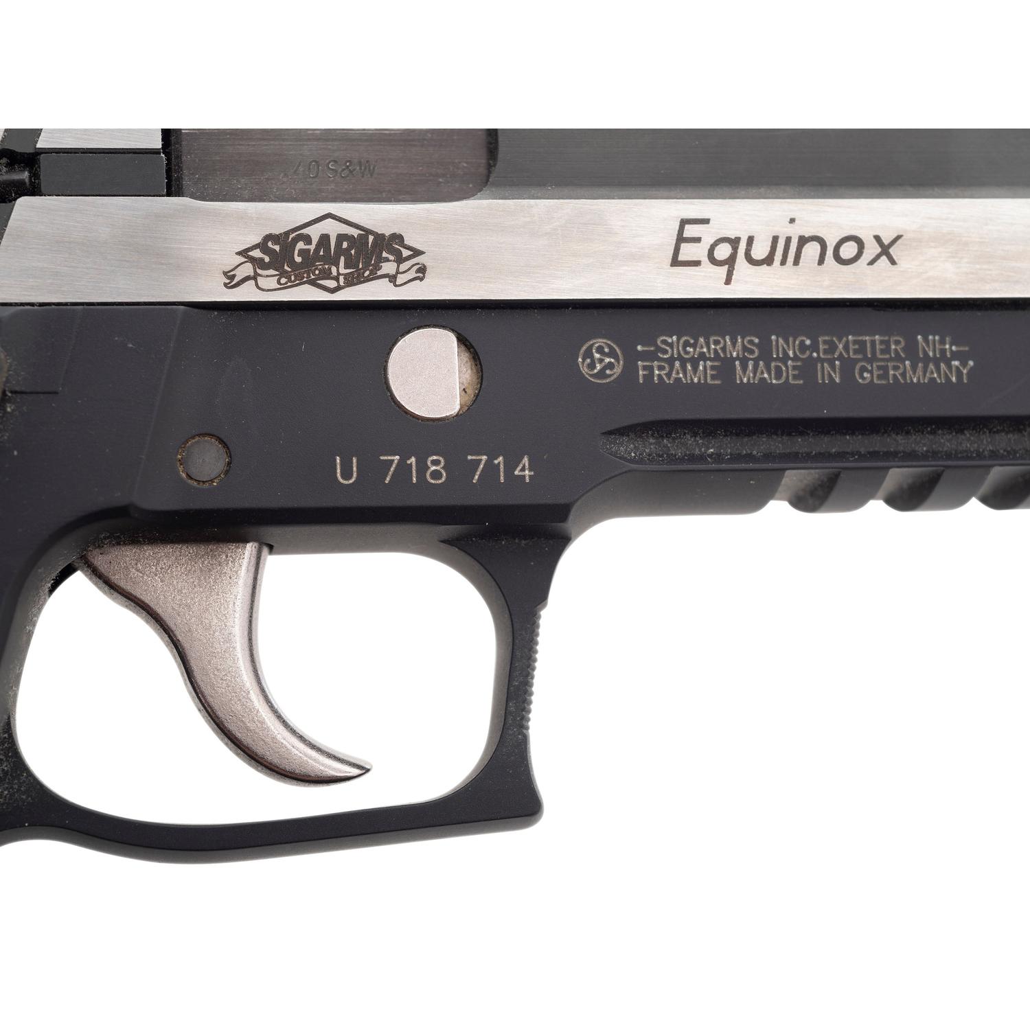 *Sig P226 Custom Shop Equinox .40 S&W Caliber
