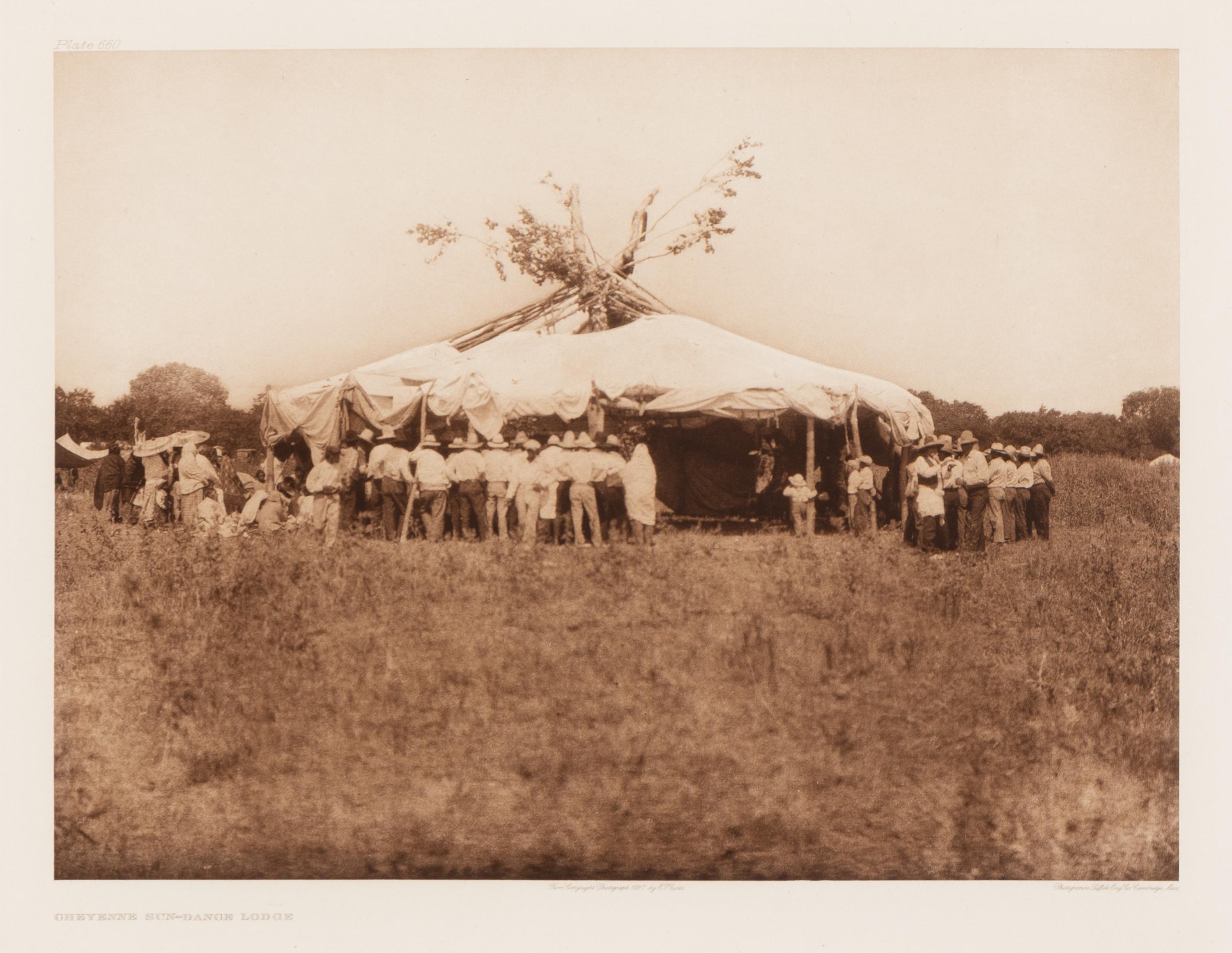 [Native American]. Curtis, Edward S. (1868-1952). A group of 6 large photogravures, comprising: