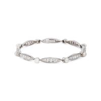 ANTIQUE, DIAMOND AND PEARL BRACELET