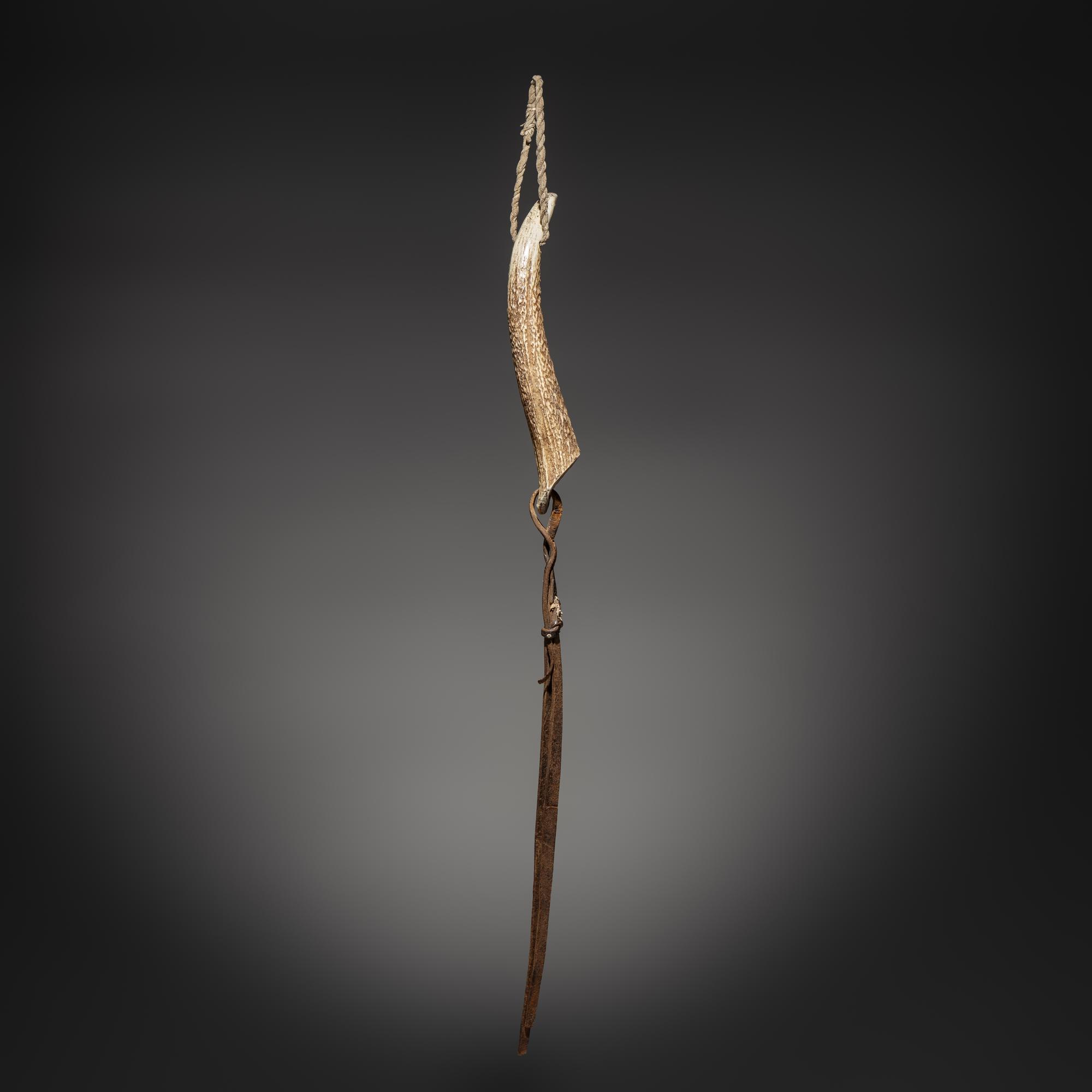 Mescalero Apache Elk Antler Quirt, Published