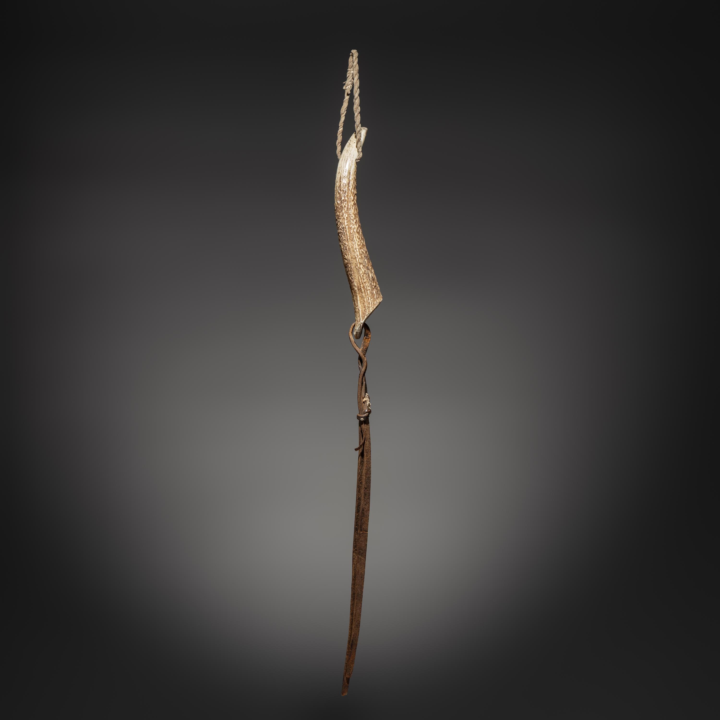 Mescalero Apache Elk Antler Quirt, Published