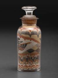 An Early Andrew Clemens (American, 1857-1894) Eagle Sand Bottle