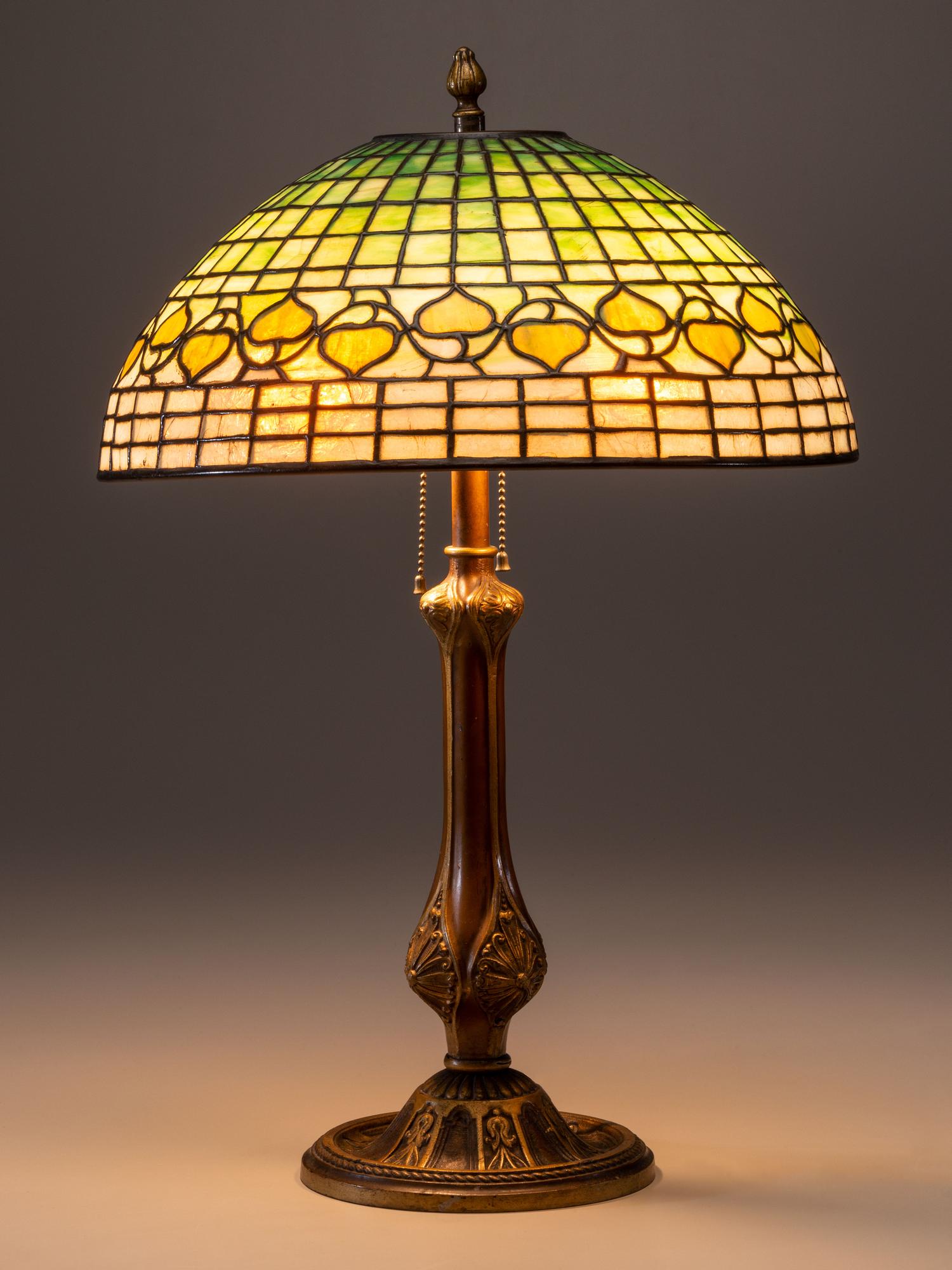 Acorn Lamp Shade with Associated Base