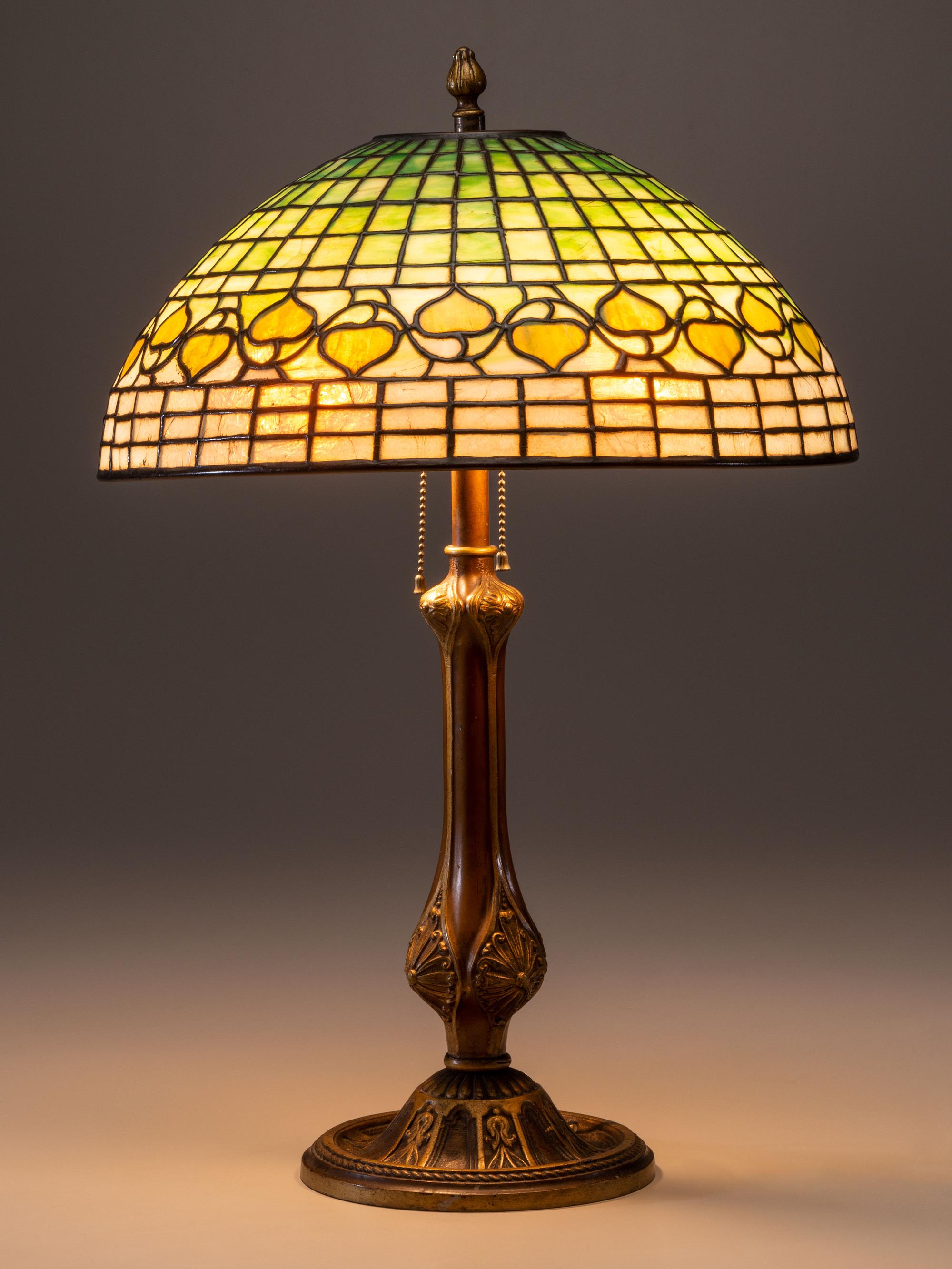 Acorn Lamp Shade with Associated Base