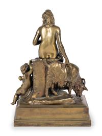 A Continental Bronze Figural Group
