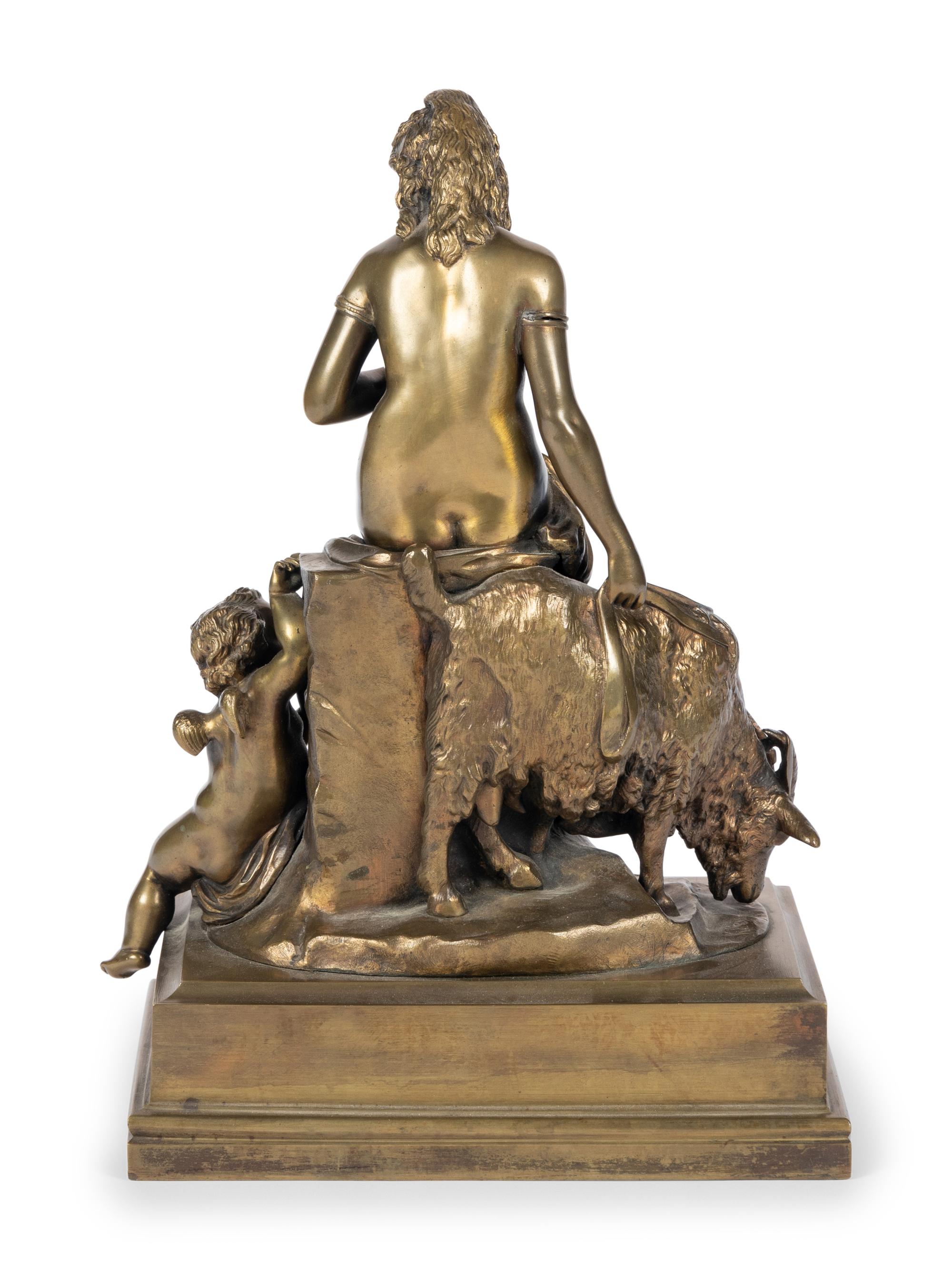A Continental Bronze Figural Group