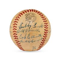 A 1948 Boston Braves Team Signed Autograph Baseball Including Billy Southworth (Beckett Authentication Services)