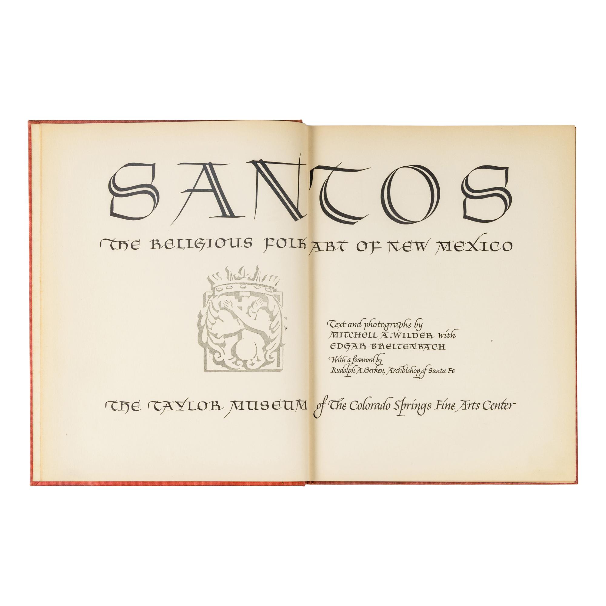 Collection of Books and Museum Exhibition Catalogues: New Mexican Santos