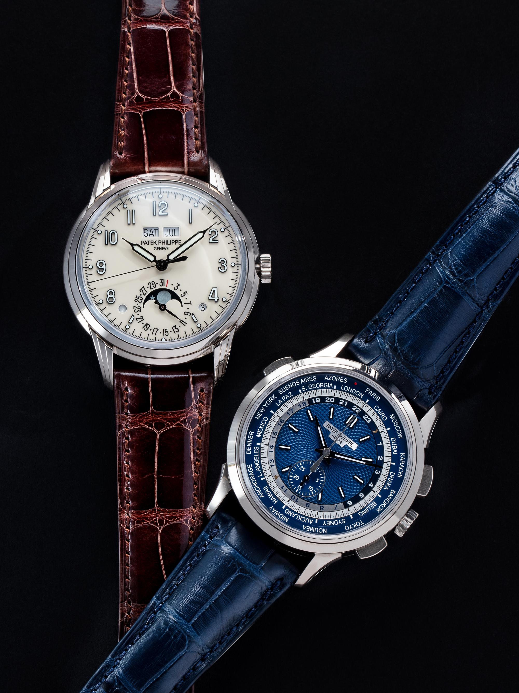 PATEK PHILIPPE, REF. 5930G 18K WHITE GOLD 'WORLDTIME' WATCH