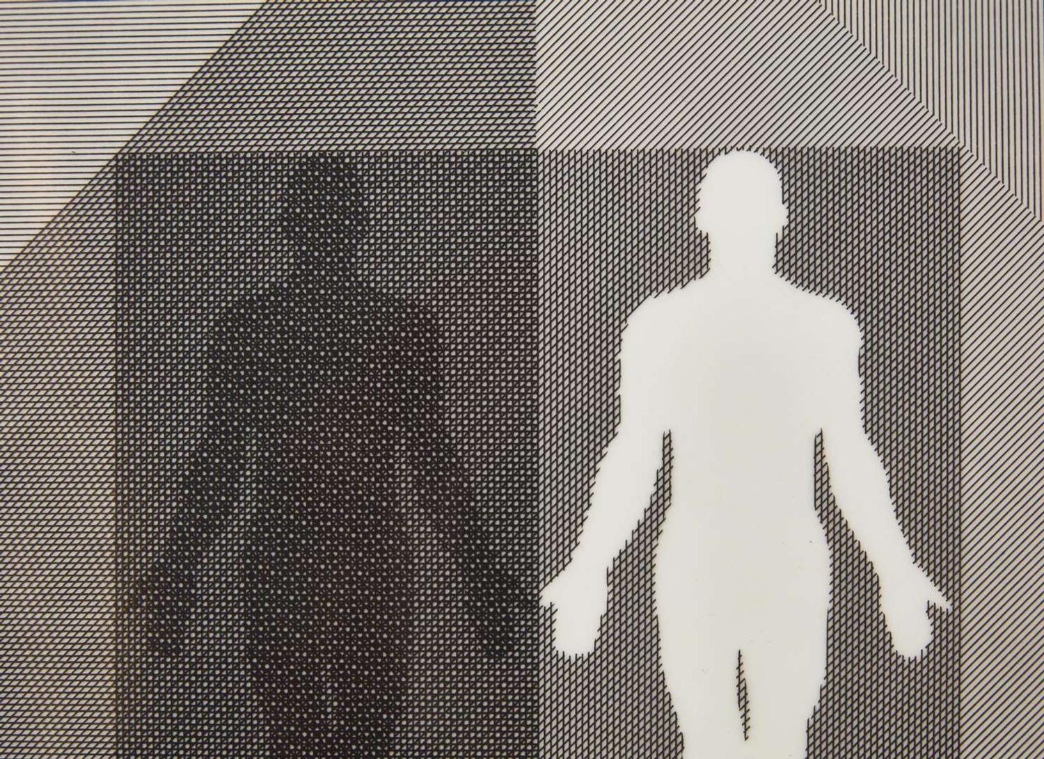 A Wedgwood "Man Diagram III" Bone China Plaque, 1976-7