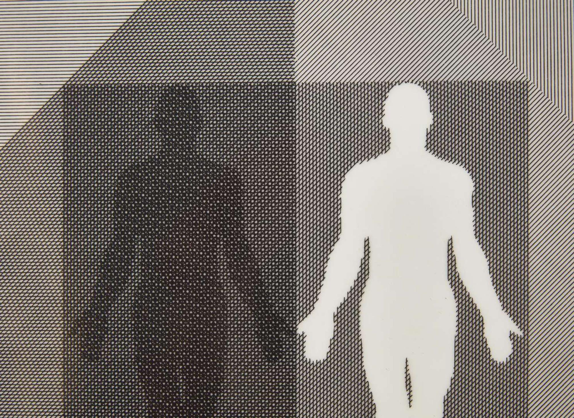 A Wedgwood "Man Diagram III" Bone China Plaque, 1976-7