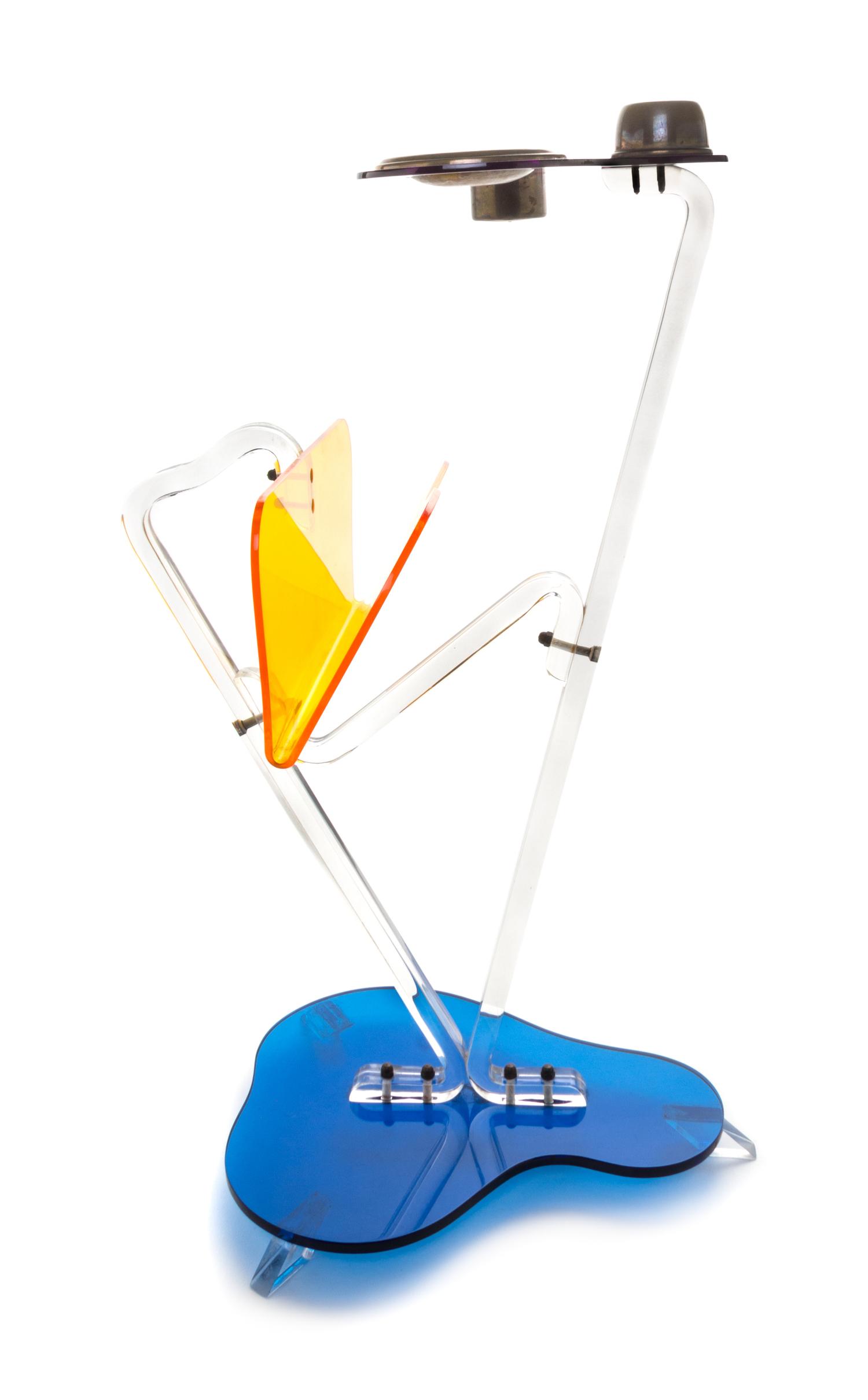 An Italian Acrylic Smoker's Table Height 24 inches. — MID-20TH CENTURY