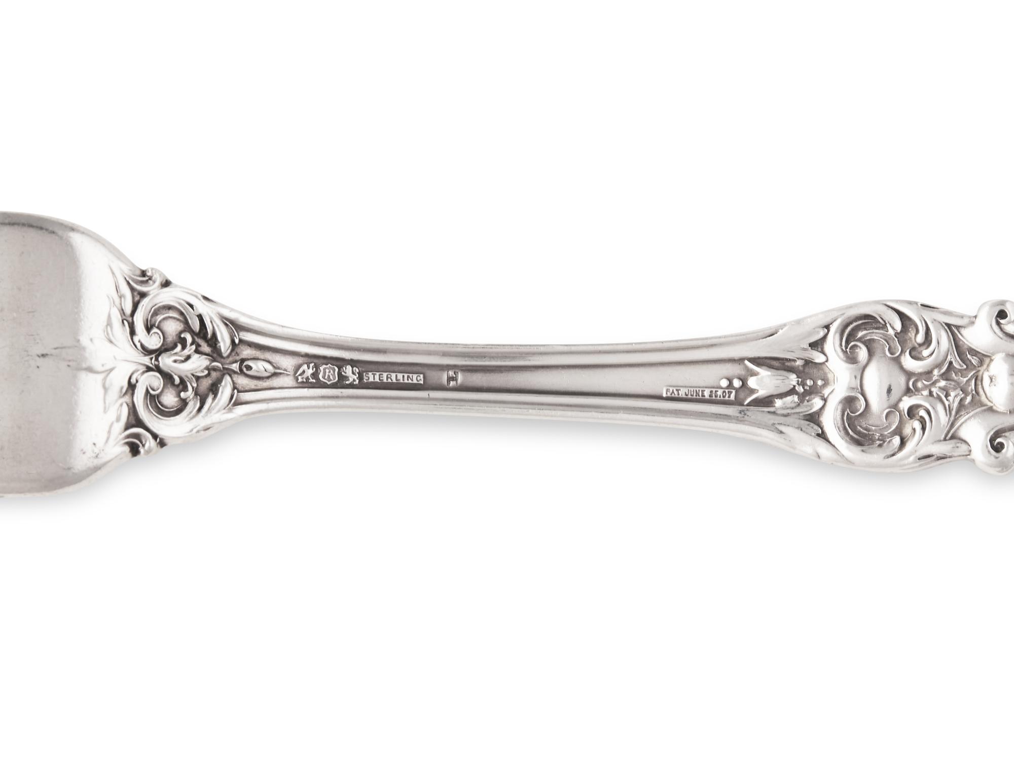 An American Silver Flatware Service