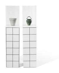 Béton Nu and Étrusque (two Stèles), 1974-1980