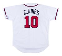 A Chipper Jones Signed Atlanta Braves Jersey,
