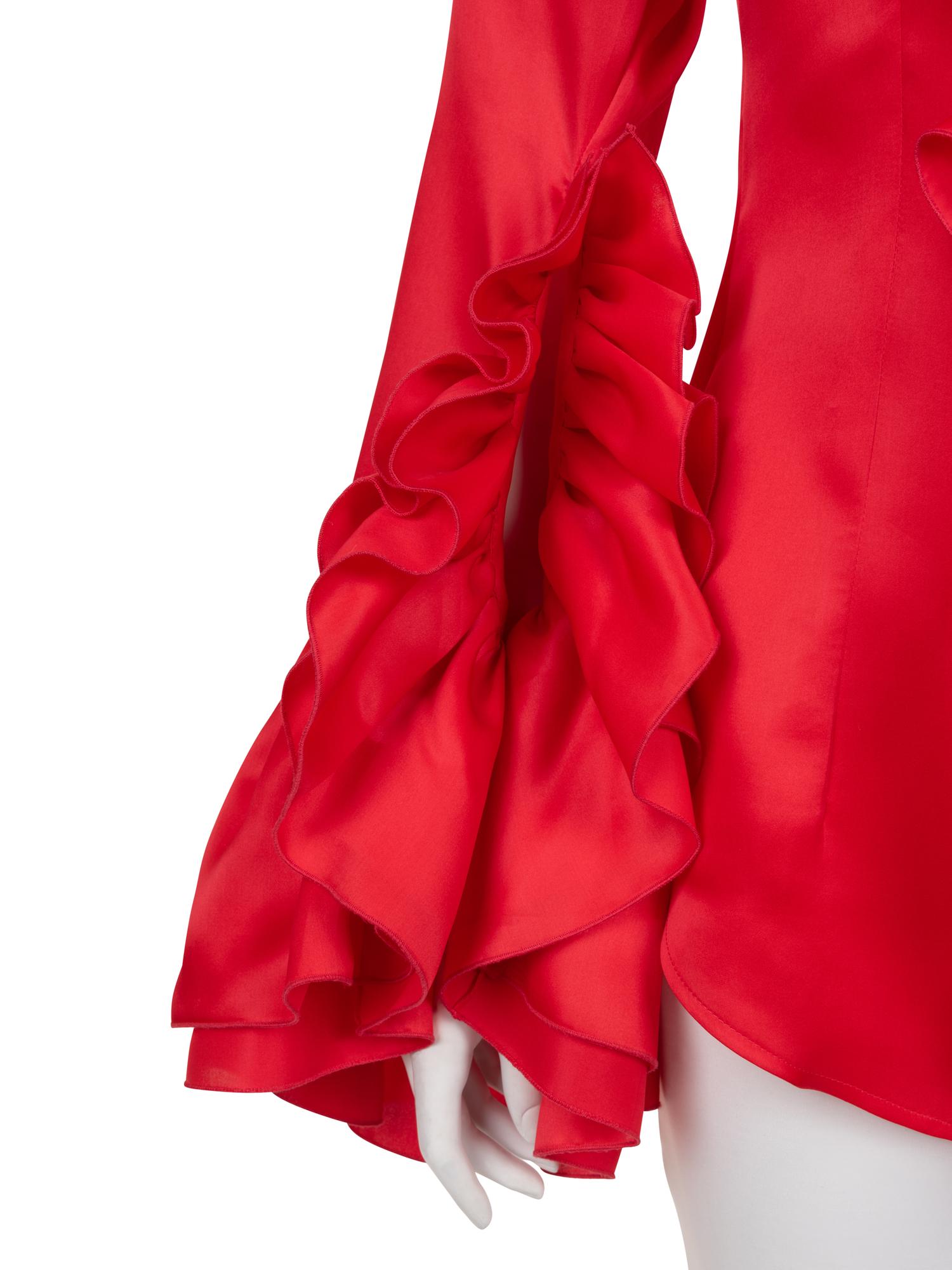 Givenchy Ruffled Blouse, 1990-2000s