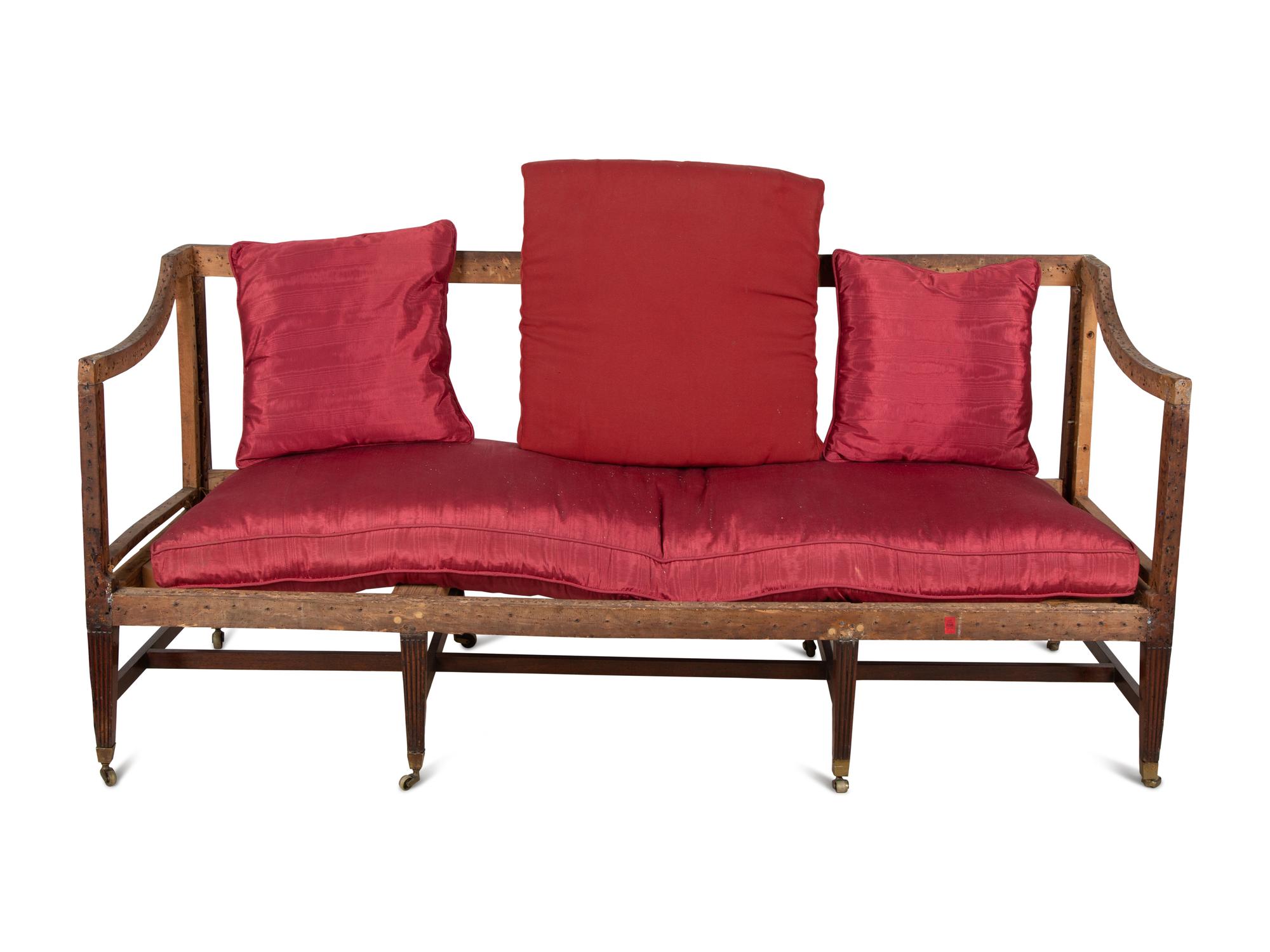 A George III Mahogany Sofa Frame — EARLY 19TH CENTURY