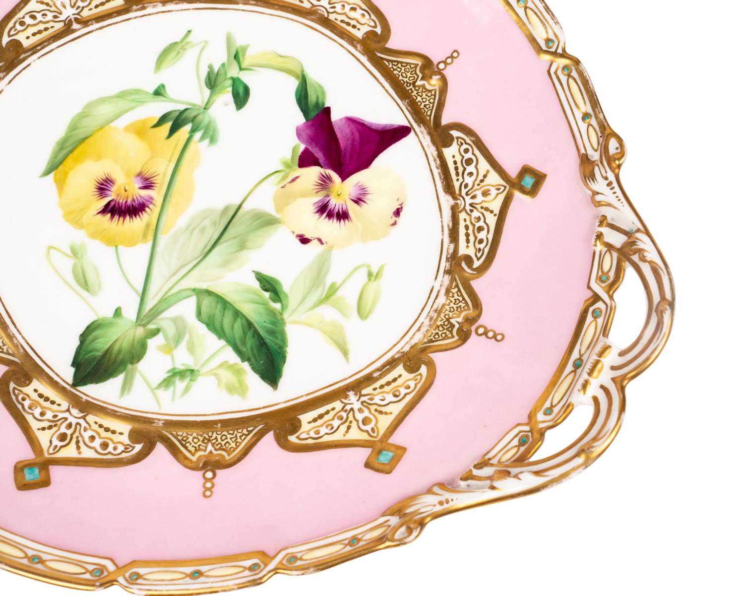 An English Porcelain Dessert Service