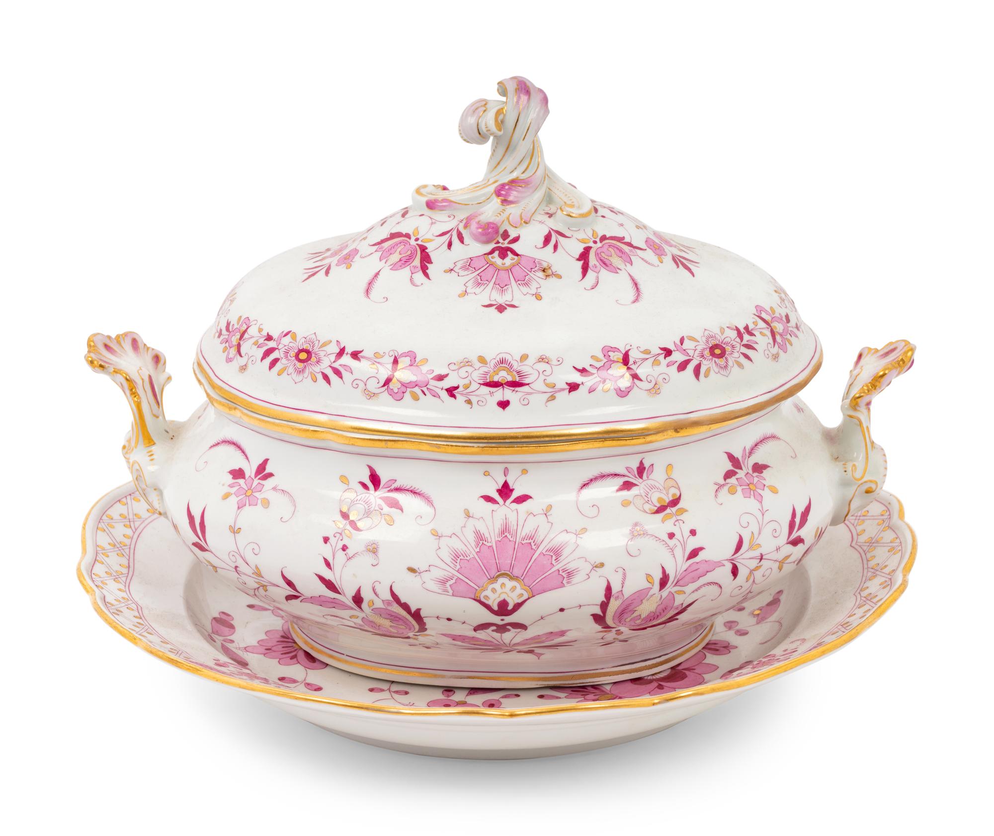 A Meissen Porcelain Tureen and Platter