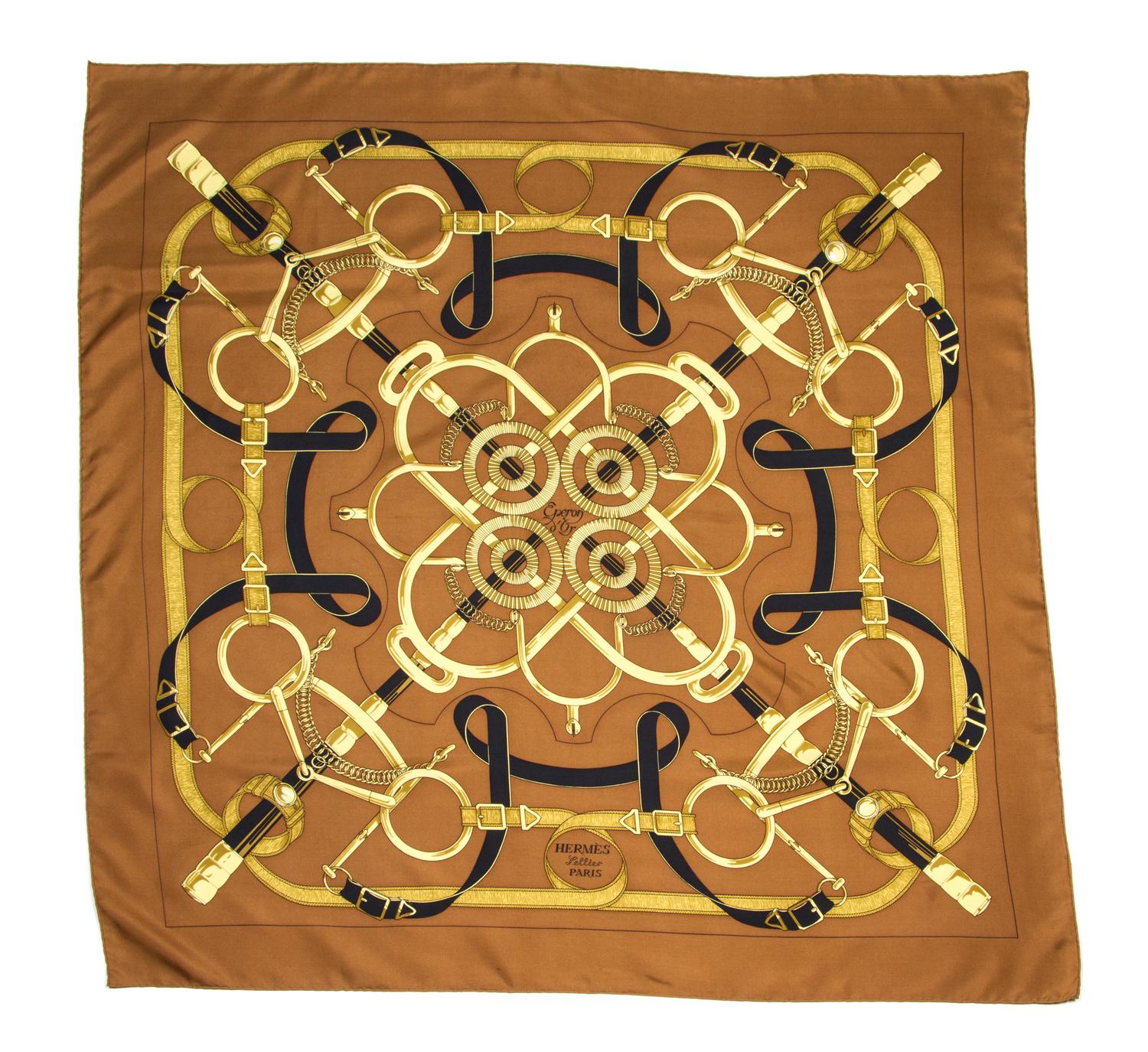 An Hermes 90cm Silk Scarf, 36" x 36".