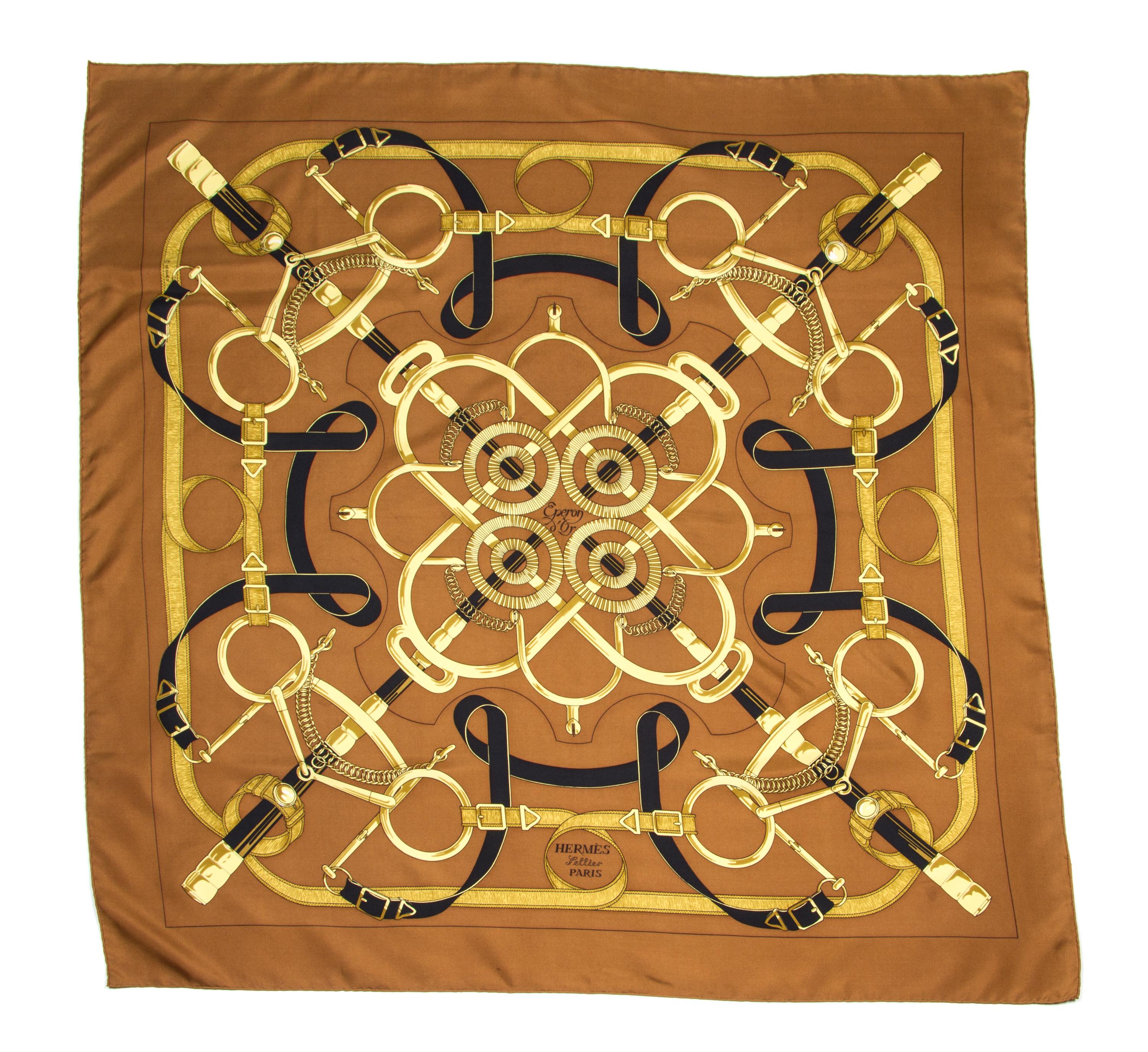 An Hermes 90cm Silk Scarf, 36" x 36".
