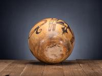 Hano Polychrome Pottery Storage Olla