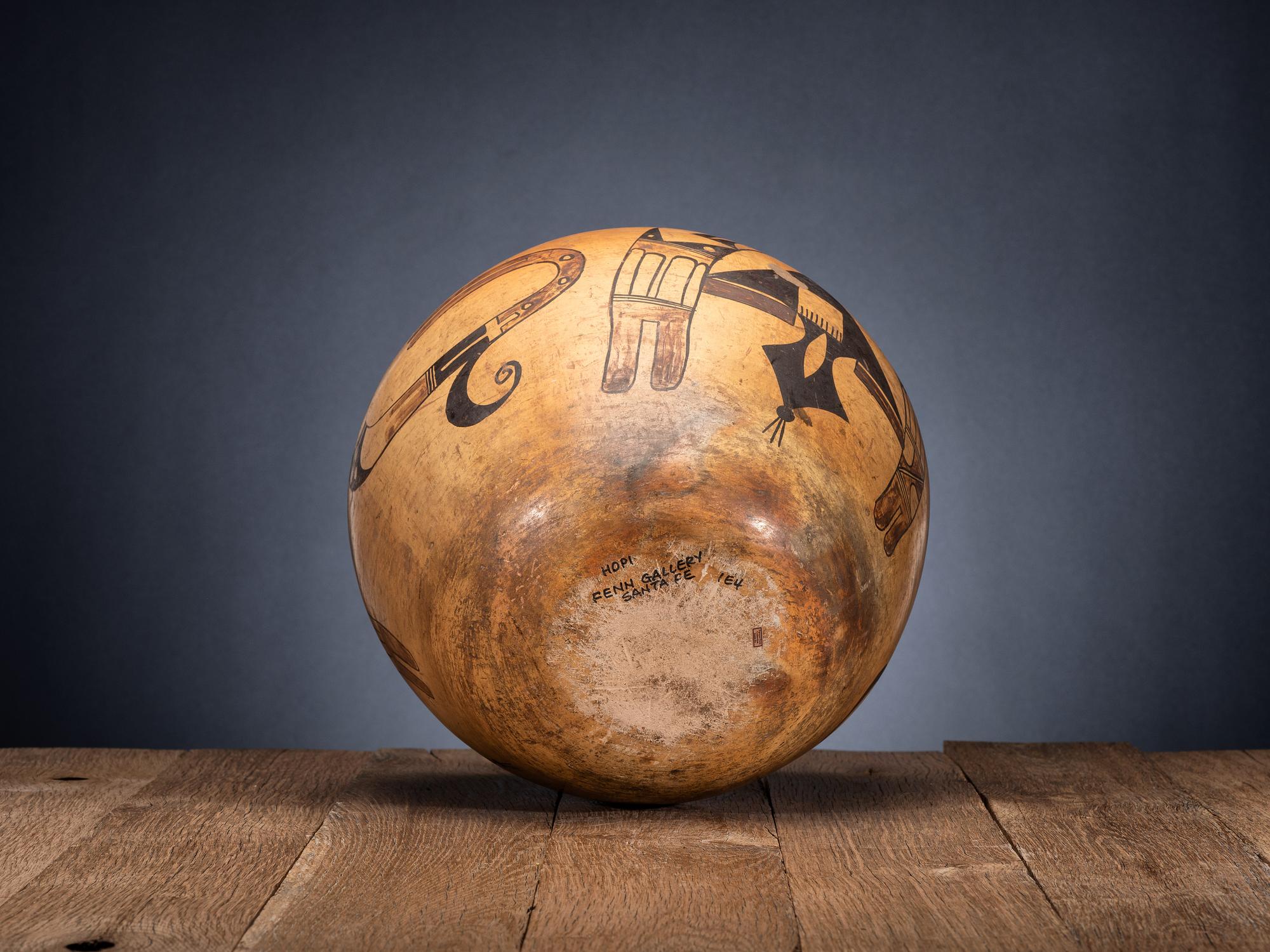 Hano Polychrome Pottery Storage Olla