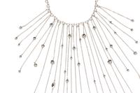 Christian Dior, Chain Fringe Bib Necklace