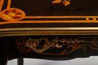 A Louis XV Style Marquetry and Gilt Bronze Mounted Bureau Plat