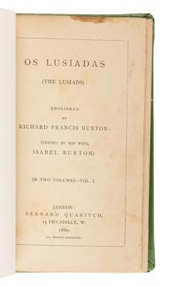 BURTON, Richard Francis, Sir (1821-1890), translator. A group of 9 works, comprising: