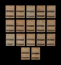 A Collection of Detroit Red Wings 1953 Parkhurst Hockey Cards (16)