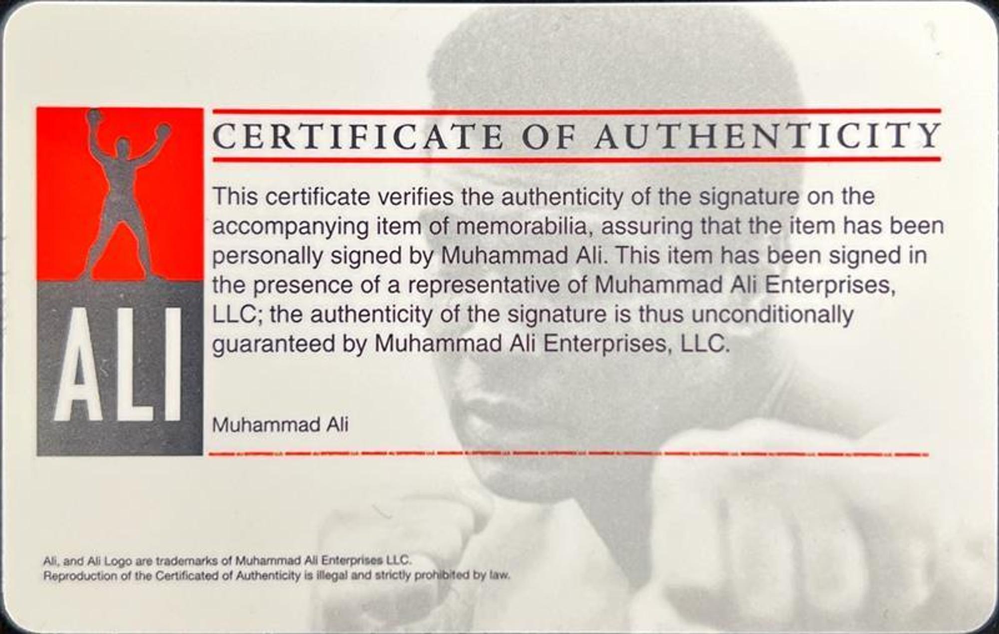 A Muhammad Ali Signed Autograph Louisville Slugger Baseball Bat (PSA / Ali Hologram)