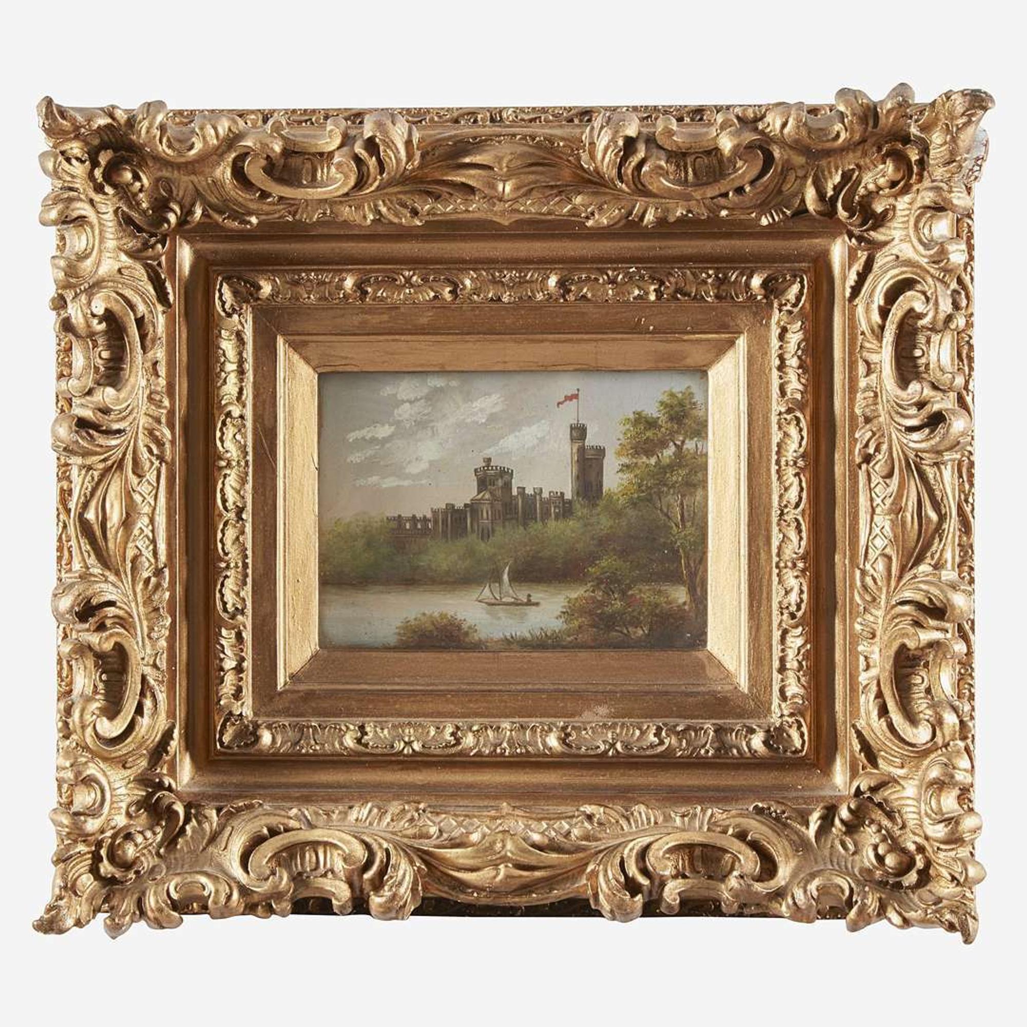Attributed to Joseph Coomans (Belgian, 1816–1889) Castle View